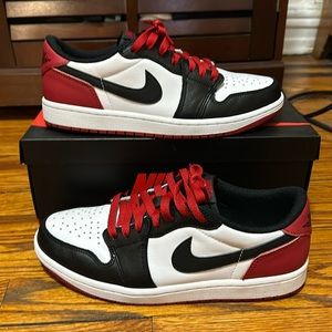 Air Jordan 1 Retro Low OG “Black Toe”